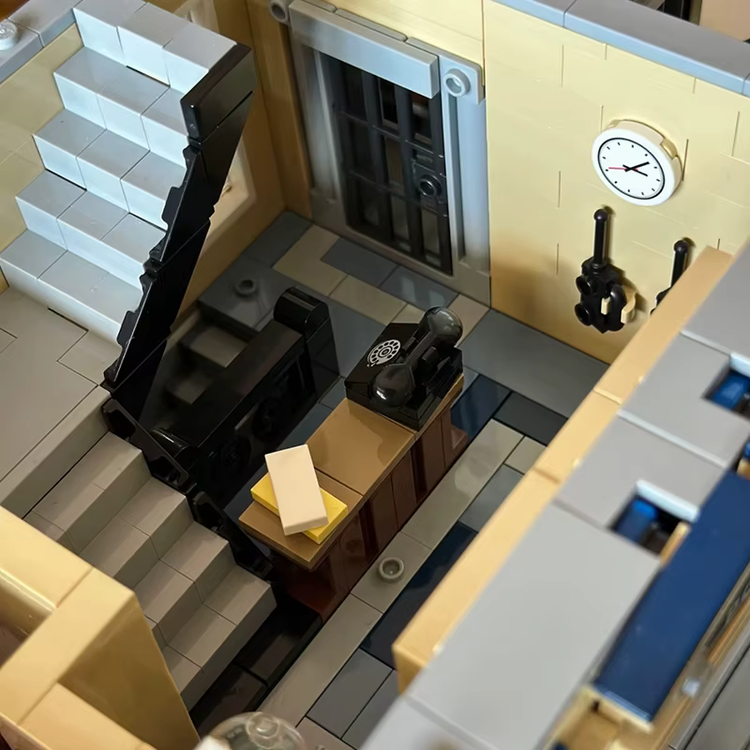 LEGO-kompatible Polizeistation - Bausteinset ähnlich 10278