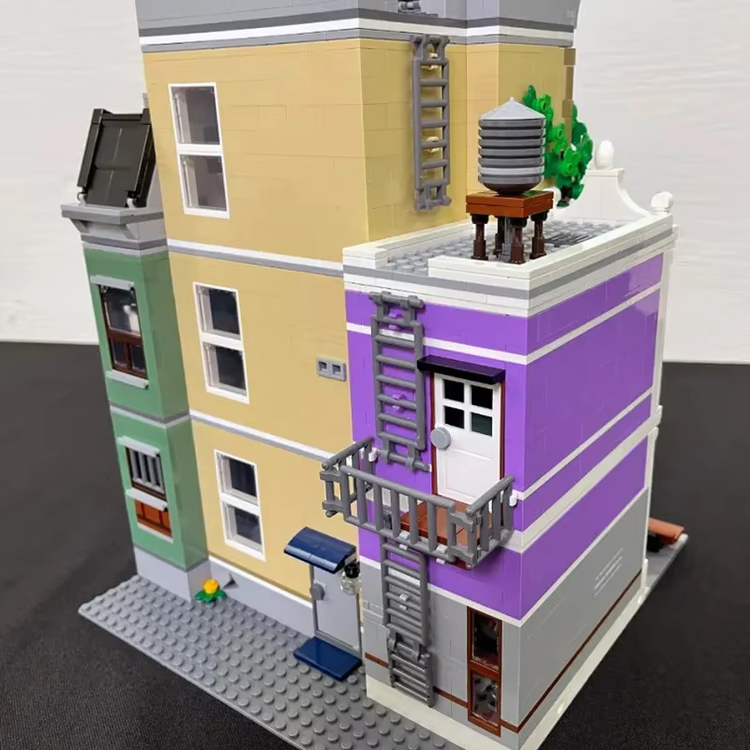 LEGO-kompatible Polizeistation - Bausteinset ähnlich 10278