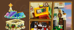Café de Flore – detailreiches Klemmbaustein-Set mit 1.876 Teilen | LEGO®-kompatibel