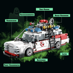 Geisterjäger-Auto - Lego-kompatibel