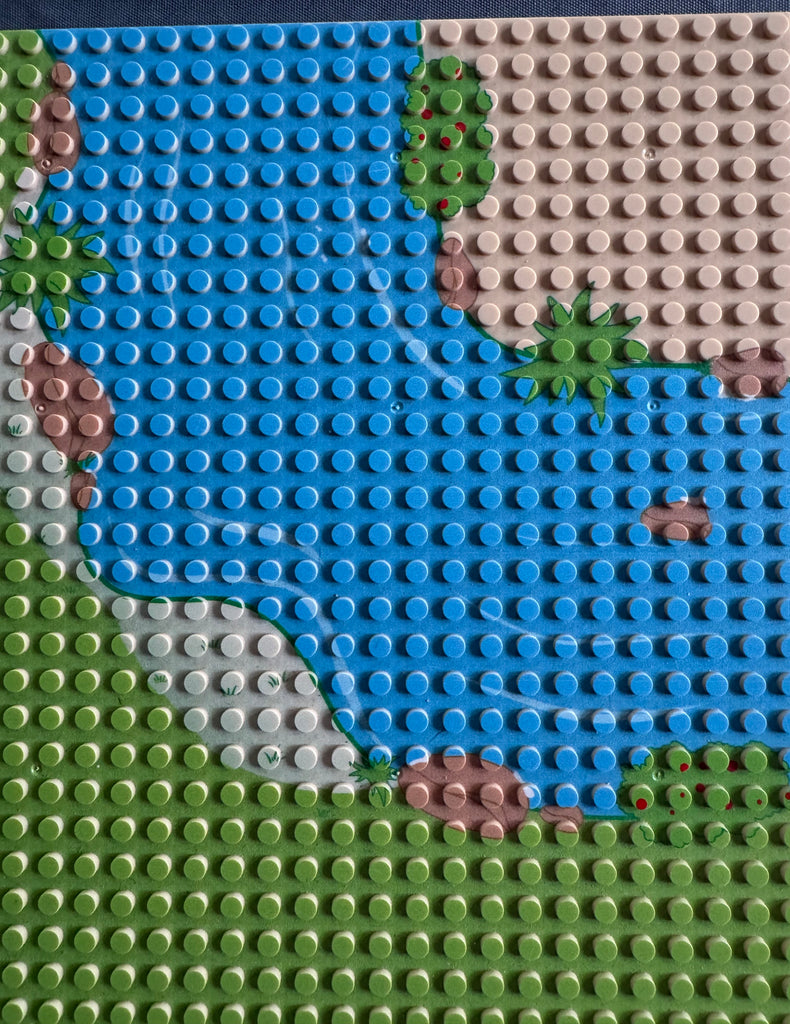 Grundplatten "Insel" 32x32 Noppen