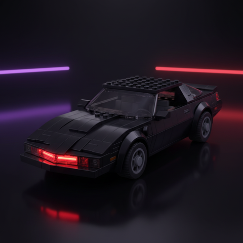 K.I.T.T. Knight Rider Trans-Am – 332-teiliges Klemmbaustein-Set | LEGO-kompatibel
