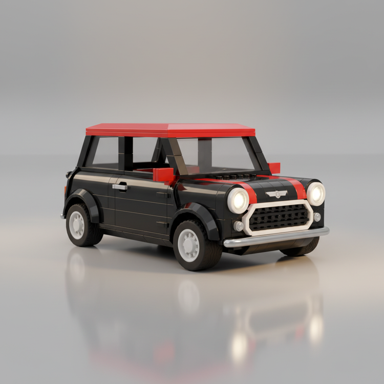 Mini Cooper Feed – Schwarz/Rot
