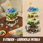Café de Flore – detailreiches Klemmbaustein-Set mit 1.876 Teilen | LEGO®-kompatibel