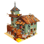 Fischerhaus am Hafen – detailreiches Klemmbaustein-Set mit 2.049 Teilen | LEGO®-kompatibel